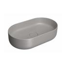Cuba de Apoio para Banheiro Oval 50cm L14050 Slim Soft Antracite - Deca