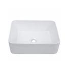 Cuba De Apoio Para Banheiro Sem Válvula Retangular Louça Cerâmica Galena Pingoo.casa - Branco Cuba De Apoio Para Banheiro Sem Válvula Retangular Louça Cerâmica Galena Pingoo.casa - Branco
