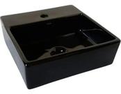 Cuba de Apoio Quadrada com Mesa 35cmx35,5cm Preta ICA12-12 - Icasa