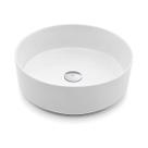 Cuba De Apoio Redonda Docol 360x120mm Branca Para Lavabo Bancada Cerâmica