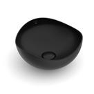 Cuba De Apoio Redonda Ruy Ohtake Matte Black Roca 37,5cm Cuba De Apoio Redonda Ruy Ohtake Matte Black Roca 37,5cm