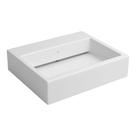 Cuba de Apoio Retangular com Mesa e Válvula Oculta 56X46cm Branco - L.87.17