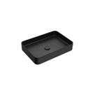 Cuba De Apoio Retangular Li.13050.bl.mt.val Luxo Black Matte 500mm - Deca