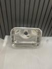 cuba de cozinha em inox para embutir 49x34x17 pia inox