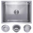 Cuba De Cozinha Quadrato Retangular 60x45x20cm Chrome Aço Inox Ls-6045sha - Levo