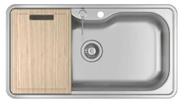Cuba De Cozinha Retangular 80x40x19cm Facile Inox Deck E Acessorios Cc.661.80.dkac.inx - Deca