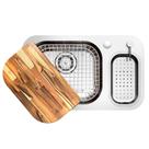 Cuba de Embutir Docol Lift 59,5x34x18cm em Aço Inox Alto Brilho com Acessórios