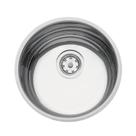 Cuba de Embutir Luna Redonda 30 BL em Aço Inox Polido c/ Válvula 3 1/2 Tramontina