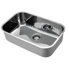 Cuba De Embutir N.2 Em Aço Inox Alto Brilho C/Válvula 4.1/2"