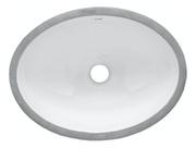 Cuba De Embutir Oval 40x30cm Louça Branca Icasa Pia Banheiro