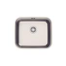 Cuba de Embutir Tramontina Dora 40 BL R6 em Aço Inox Acetinado com Válvula e escape 40x34 cm