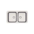 Cuba de Embutir Tramontina Dora Duo 2C 34 BL Aço Inox Acetinado 77x45 cm Outlet