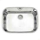 Cuba De Embutir Tramontina Lavínia 48 Bl Prime Aço Inox Alto Brilho 48x34 Cm Com Válvula 94027203