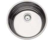 Cuba de Embutir Tramontina Luna 38 cm em Aço Inox Polido Standard com Válvula