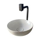 CUBA DE LOUCA PARA BANHEIRO CUBA DE APOIO REDONDA 29X29 E 10 DE ALTURA BOLOGNA BRANCO LAVABO Cuba Redonda 30cm