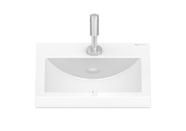 Cuba de Sobrepor 41x34cm com Mesa Loft Q7 Roca Branco Incepa