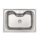 Cuba de Sobrepor Morgana 60 FX em Aço Inox com Acabamento Acetinado 69x49 cm com Válvula - 93806/122 - Tramontina