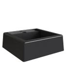Cuba de Sobrepor para Banheiro Ametista Preto 33x34cm Lavabo Bancada