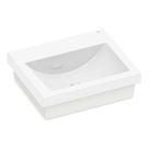 Cuba De Sobrepor Retangular Com Mesa Basic Q7 41x35cm Branco Celite