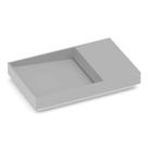 Cuba de Sobrepor Retangular Com Mesa Dash Horizon 60x38cm Stone Roca Cuba de Sobrepor Retangular Com Mesa Dash Horizon 60x38cm Stone Roca