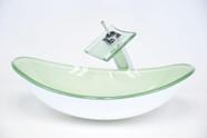 Cuba de Vidro Oval 47cm Pisa - EKASA