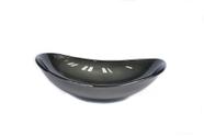 Cuba de vidro oval 47cm pisa grafite