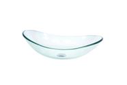Cuba de vidro oval 47cm pisa jateada