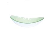 Cuba de vidro oval 55cm branca