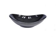 Cuba de vidro oval 55cm preta Cuba de vidro oval 55cm preta
