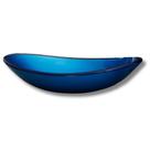 Cuba de Vidro Oval Canoa p/ Banheiros e Lavabos - Modelo de Apoio 8mm