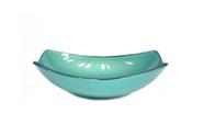 Cuba de vidro oval chanfrada 51cm verde Cuba de vidro oval chanfrada 51cm verde