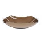 Cuba de vidro retangular abaulada 45cm marrom Cuba de vidro retangular abaulada 45cm marrom