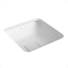 Cuba deca embutir quadrada 30cm l.31030.17 branco gelo