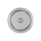 Cuba Deca Facile 40x40 CC.610.40.RED.INX Redonda Inox Escovado