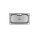Cuba Deca P/ Cozinha Ret 80x40cm C/ Deck Facile Inox Cc.661.80.dk.inx