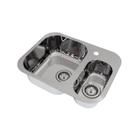 Cuba Dupla de Embutir 54,5x40x18 Inox Alto Brilho Lift Docol