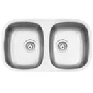 Cuba Dupla de Embutir Isis Aço Inox Acetinado 34 BL - Tramontina 94030/102