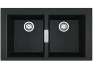 Cuba Dupla de Sobrepor 86x51x20cm Sirius 620 Tectonite Carbono Franke Cuba Dupla de Sobrepor 86x51x20cm Sirius 620 Tectonite Carbono Franke