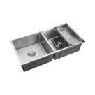 Cuba Dupla Para Cozinha Gourmet Aço Inox 304 Tukano 86x44 cm Pingoo.casa - Prata Cuba Dupla Para Cozinha Gourmet Aço Inox 304 Tukano 86x44 cm Pingoo.casa - Prata