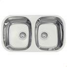 Cuba Dupla Tramontina Isis 2c 34 Bl Prime Em Aço Inox Alto Brilho 72x40 Cm Com Válvula 94030203