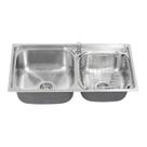 Cuba em Aço inox 304 com Válvula, Dispenser e Cesto Cozinha Área Gourmet Inovartte ICB06