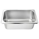 Cuba em Aço Inox Gastronômica 1/4 Para Servir Buffets Rechauds Self Service Restaurantes - Ke Home