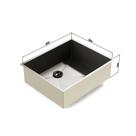 Cuba em inox 304 tamanho g