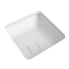 Cuba Embutir Quadrada 40cm Branca Deca Cuba Embutir Quadrada 40cm Branca Deca