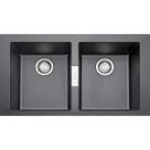 Cuba franke dupla sobrepor sirius 86x51x20cm tectonite carbono 16781 Cuba franke dupla sobrepor sirius 86x51x20cm tectonite carbono 16781