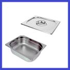 Cuba Gastronomica Com Tampa Gn Buffet Inox 1/2 100mm