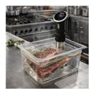 CUBA Gastronômica Em POLICARBONATO 1/2x200 mm 12 Litros COM TAMPA 1/2 Em POLI Com ABERTURA Para Sous Vide ANOVA Entre Outros CAMBRO