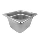 Cuba Gastronômica Inox Gn 1/6 100mm Buffet Rechaud 3 Litros