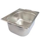 CUBA GN GASTRONÔMICA INOX 1/2 150MM COM ALÇA 26,4x15x32,5CM 9L