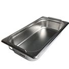 CUBA GN GASTRONÔMICA INOX 1 POR 3 65MM COM ALÇA 17,5x6,5x32,5CM 4L CUBA GN GASTRONÔMICA INOX 1 POR 3 65MM COM ALÇA 17,5x6,5x32,5CM 4L